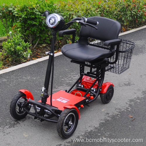 Mini 4 Wheel Disabled Foldable Electric Mobility Scooter